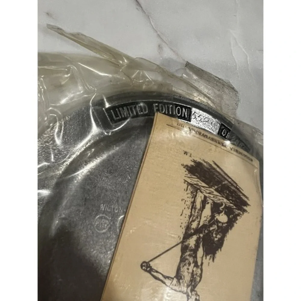Vintage Limited Edition Planters Peanuts Pewter Plate Advertising‎ - in package